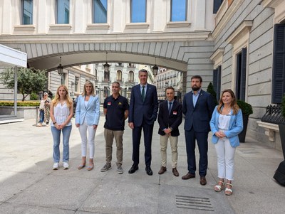 L’alcalde de Badalona i representants dels grups municipals es reuneixen a Madrid amb membres dels seus respectius grups al Congrés per defensar el Club Nàutic Bétulo.