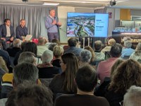 L’alcalde de Badalona presenta als veïns les obres que transformaran la Riera de Pomar en un parc urbà i un nou pulmó verd per a la ciutat