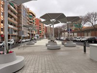 L’avinguda de Sant Salvador es transforma des d’avui en un nou passeig més verd i amb més espai per als vianants