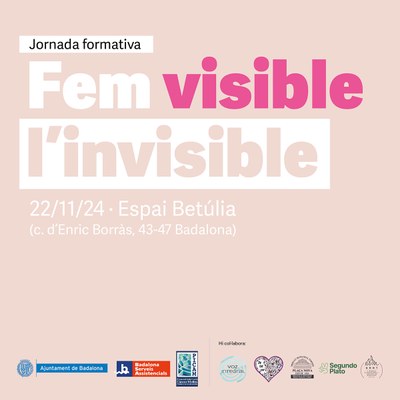 L’Espai Betúlia de Badalona acull aquest divendres 22 de novembre la jornada formativa ‘Fem visible l’invisible’ sobre els tractaments oncològics.