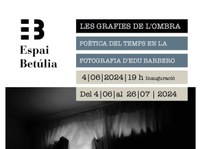 L’Espai Betúlia presenta l’exposició “Les grafies de l’ombra” on es combinen fotografies d’Edu Barbero amb poemes de diversos autors sobre el pas del temps