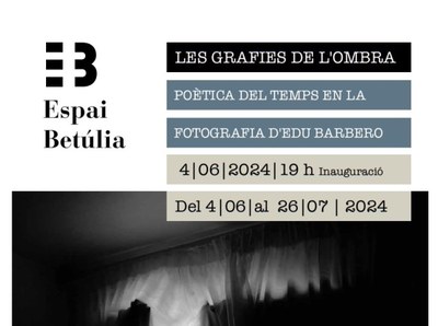 L’Espai Betúlia presenta l’exposició “Les grafies de l’ombra” on es combinen fotografies d’Edu Barbero amb poemes de diversos autors sobre el pas del temps.