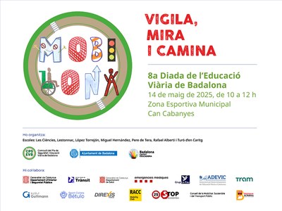 Més de 230 infants de 3a de primària participaran en la 8a edició de la Mobilona, la diada de l’educació viària a Badalona.