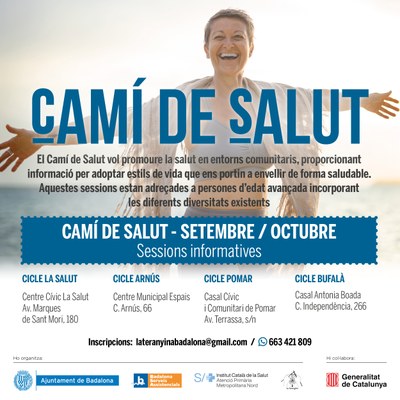 Nou cicle de sessions “Camí de Salut” per a les persones grans a Badalona.