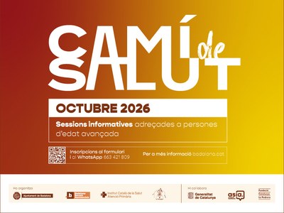 Obertes les inscripcions per al nou cicle de xerrades Camí de Salut per promoure l’envelliment saludable a Badalona.