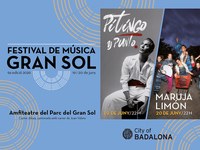 Pitingo i Maruja Limón protagonitzen el cartell de la 9a edició del Festival de Música Gran Sol de Badalona