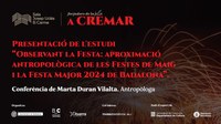 Presentació de l’estudi Observant la Festa