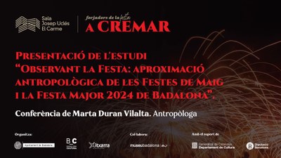 Presentació de l’estudi Observant la Festa.