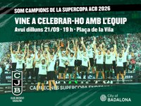 Recepció institucional al Club Joventut Badalona pel seu triomf a la Supercopa Endesa Badalona 2026