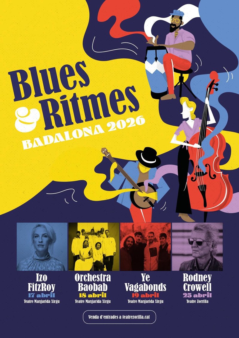 Cartell del Festival Blues & Ritmes 2026