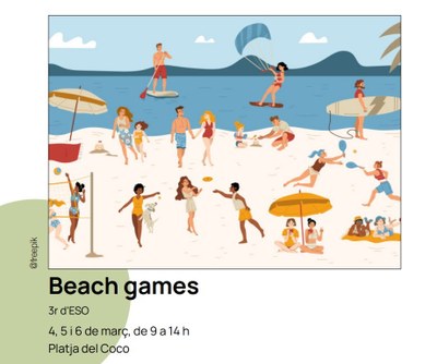 Un miler d’estudiants de 3r d’ESO participaran en els Beach Games de Badalona.