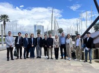 Una delegació sud-coreana visita el port de Badalona per conèixer la seva gestió i transformació