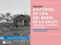 Una exposició fotogràfica i un mosaic a la façana del mercat municipal ret homenatge als protagonistes de la història del barri de la Salut