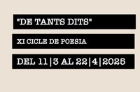 XI Cicle de poesia “De tants dits” a l’Espai Betúlia