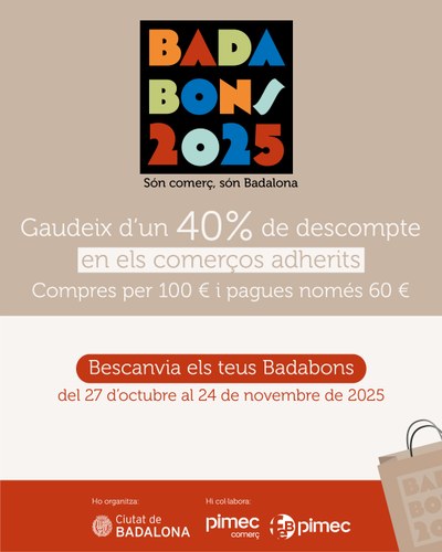Campanya Badabons - Post descarregable per a les xarxes socials.