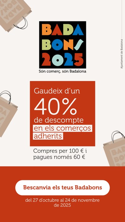 Campanya Badabons - Storie descarregable per a les xarxes socials.