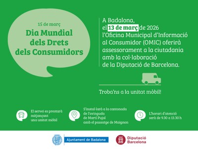 Dia Mundial dels Drets dels Consumidors.