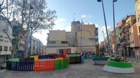Projecte comunitari d’art urbà a la plaça d’Antonio Machado