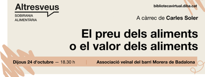 Altres Activitats Altres Veus-El preu i valor dels aliments.