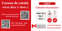 Cursos intensius de català al juliol