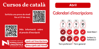 Noves dates d’inscripció als cursos de català el mes d'abril