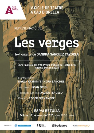 <bound method DexterityContent.Title of <Event at /fs-badalona/badalona/ca/serveis-ajuntament/cultura/agenda/lectura-dramatitzada-les-verges>>.