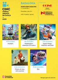 Nova edició del CINC (Cicle de Cinema Infantil en Català)