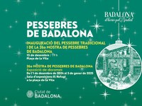 Inauguració del Pessebre Tradicional i de la 26a Mostra de Pessebres de Badalona