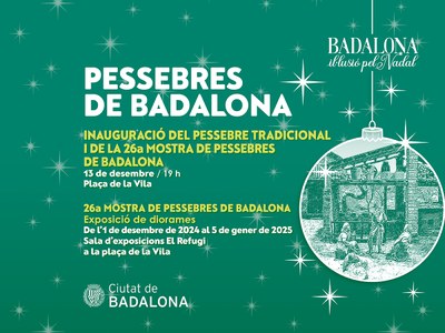 <bound method DexterityContent.Title of <Event at /fs-badalona/badalona/ca/serveis-ajuntament/cultura/agenda/pessebre-tradicional-i-26a-mostra-de-pessebres-de-badalona>>.