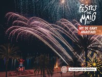 Piromusical de les Festes de Maig de Badalona 2025