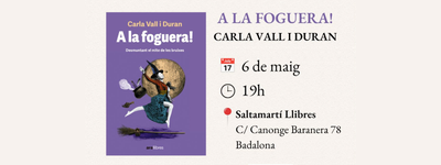 Activitats literàries Presentació del llibre "A la foguera!".