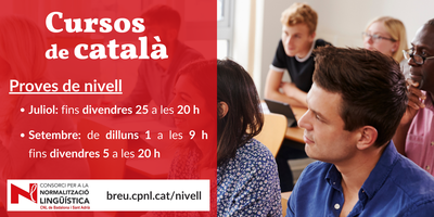 Vols fer un curs de català amb titulació oficial? Sol·licita'ns una prova i determina el teu nivell.