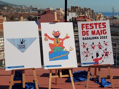 imatge Ja tenim Dimoni, cartell i mocador.