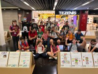 L'escola Can Barriga visita l'exposició de La cuina del bon tracte