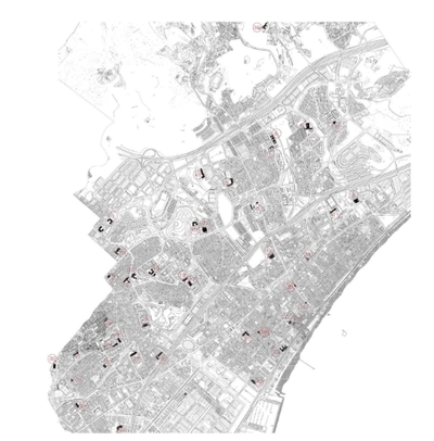 Memòria valorada per a les actuacions de pacificació de 41 entorns escolars a la ciutat de Badalona.
