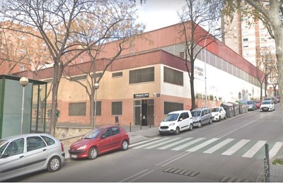 Obres de conservació i manteniment al poliesportiu de Llefià.