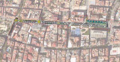 Projecte de reurbanització de la plaça de l’Assemblea de Catalunya i implantació del carril Bus a la Via Augusta sentit President Companys».