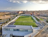 Projecte d'obres de substitució de la gespa artificial del camp de futbol 7 de Montigalà