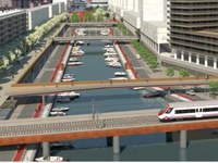 Projecte executiu de construcció del viaducte sobre el canal del Port de Badalona