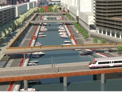Projecte executiu de construcció del viaducte sobre el canal del Port de Badalona.