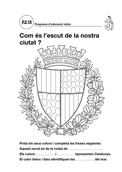 Escut Badalona - pintar.