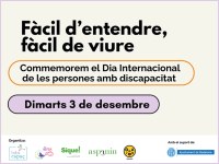 Dia Internacional de les persones amb discapacitat 3 de desembre