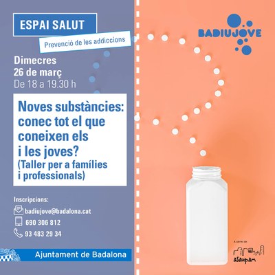 <bound method DexterityContent.Title of <Event at /fs-badalona/badalona/ca/serveis-ajuntament/sanitat-i-salut/agenda/noves-substancies-conec-tot-el-que-coneixen-els-i-les-joves>>.