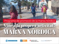 Taller de promoció de la marxa nòrdica al CAP Bufalà-Canyet