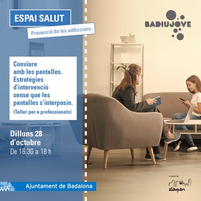 <bound method DexterityContent.Title of <Event at /fs-badalona/badalona/ca/serveis-ajuntament/sanitat-i-salut/agenda/taller-per-a-professionals-conviure-amb-les-pantalles-estrategies-dintervencio-sense-que-les-pantalles-sinterposin>>.