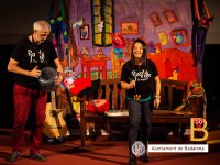 Taller sobre la protecció solar amb el conte musical els pirates de la platja. Biblioteca de Lloreda.