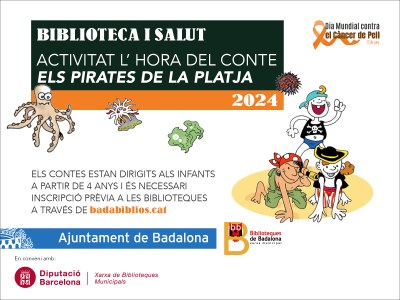 <bound method DexterityContent.Title of <Event at /fs-badalona/badalona/ca/serveis-ajuntament/sanitat-i-salut/agenda/tallers-i-conta-contes-sobre-la-prevencio-del-cancer-de-pell-xarxa-municipal-de-biblioteques>>.