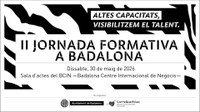 II Jornada Altes Capacitats, visibilitzem el talent. BCIN, 30 de maig de 8.30 a 14h.