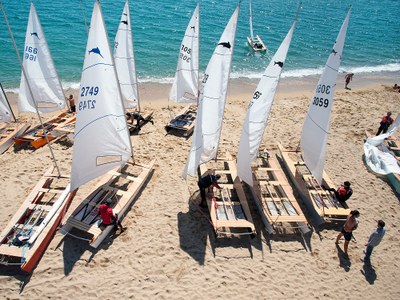 El patí de vela. Foto: J. Domingo.