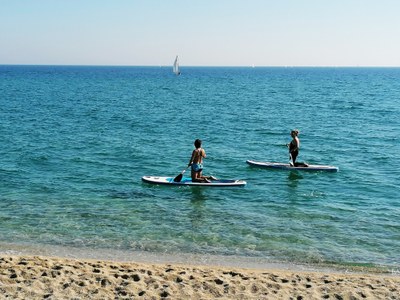 Platja de Badalona.